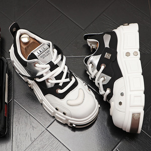 Chaussures de sport d'hiver pour hommes, basses, multicolores, imperméables, antidérapantes, confortables, à sangle, couleur unie, durables - Product Image 5