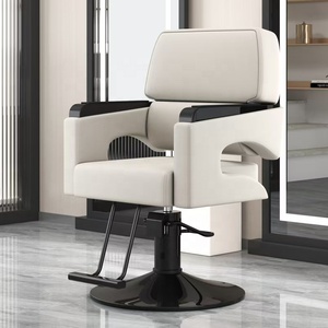 Chaise de coiffure moderne et confortable au design simple pour coupe de cheveux, permanente et coloration, avec système de levage rotatif - Product Image 5