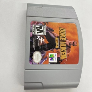 Tarjetas N64 <span class=keywords><strong>Duke</strong></span> <span class=keywords><strong>Nukem</strong></span> 64 EE. UU. NTSC Versión Cartucho de videojuego de 64 bits Regalos de Navidad Idioma inglés - Product Image 6