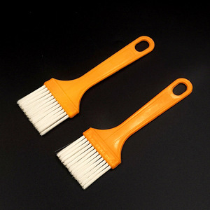 Plastic Paint Brush Size 4 Yellow Handle Baking Frying BBQ Pancake Oil Dipping Brush Dishwasher Safe - Product Image 2