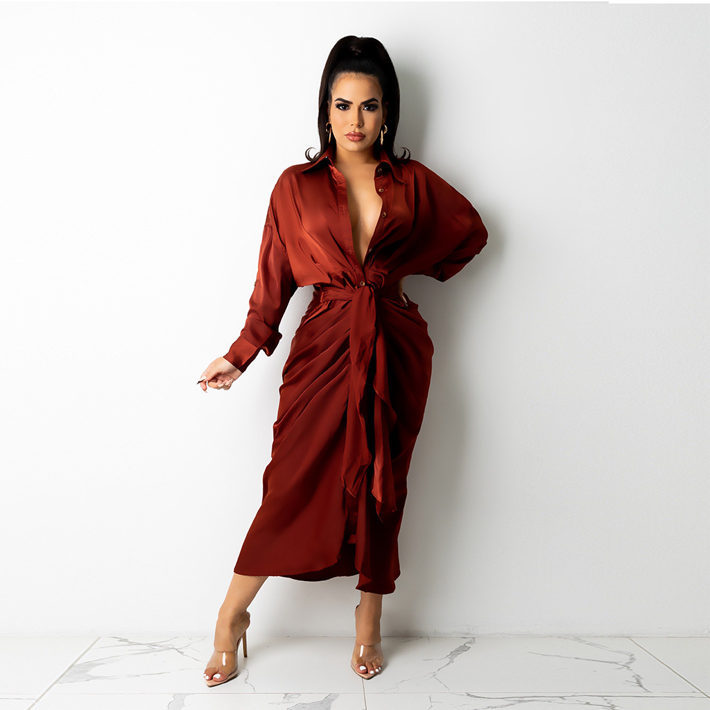 202464A Trending New Arrivals Solid Color Long Sleeve Women Dress Elegant Casual Dresses| Alibaba.com 202464A Trending New Arrivals Solid Color Long Sleeve Women Dress Elegant Casual Dresses| Alibaba.com