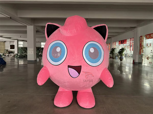 ชุดคอสเพลย์วิกกี้ทัฟฟ์ทรงกลมขนาดใหญ่สำหรับผู้ใหญ่ ชุดแสดงความสูง 2 เมตร ชุดวิกกี้ทัฟฟ์เป่าลมลดราคา - Product Image 3