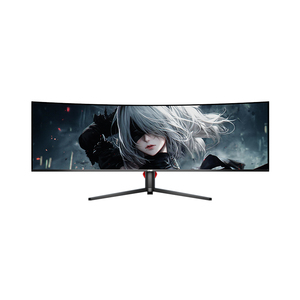 จอภาพสำหรับเล่นเกมแบบโค้งขนาด5K 60Hz 144Hz 49นิ้วหน้าจอกว้างพิเศษจอแสดงผล HDR สำหรับคอมพิวเตอร์ตั้งโต๊ะจอภาพ LCD ไฟ LED แสงไฟ RGB - Product Image 1