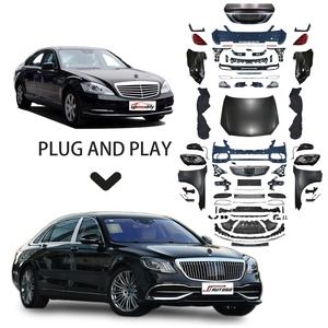 Kit de Carrocería de Material PP ABS de Nuevo Diseño para Benz Clase S W221 S300 S350 S400 S500 <span class=keywords><strong>S600</strong></span> L 4MATIC Actualización a <span class=keywords><strong>Maybach</strong></span> <span class=keywords><strong>2018</strong></span> 2019 2020 - Product Image 1