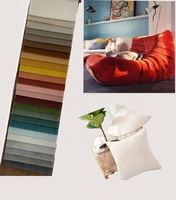 Tissu en velours côtelé de polyester imprimé à pois, tricoté, pour la confection de textiles de maison, de revêtements de canapé et d'ameublement automobile - Écologique