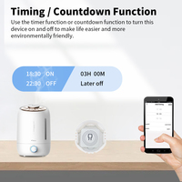 Interruptor Inteligente Impermeable SIXWGH 16A Mini ZigBee 3.0, Compatible con Alexa/Google, Control de 2 Vías, Temporizador, Control de Grupo, Smart Life