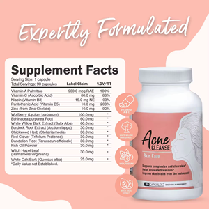 Sıcak satış Anti akne kapsülleri cilt bakımı takviyesi akne temiz kapsül vitamin akne kapsülleri içerir - Product Image 6