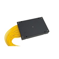 1x4 SC UPC/APC ABS kotak PLC Optical Splitter Single Mode Fiber Optic Splitter 1x4 Plc Fiber Optic Splitter