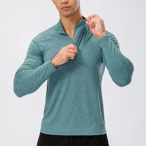 Sports <b>Tight</b> Elastic Sweating Quick Drying Long Sleeved Shirt Compression Keep <b>Warm</b> Fitness Men's T Shirt - Product Image 4