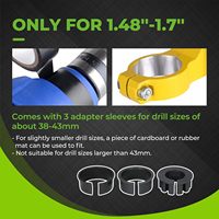 Pince à cadre fixe rotative à 90 ° Perceuse à main Table d'établi Outil rotatif de mise à niveau Perceuse à colonne Kit de support Porte-outil Perceuses