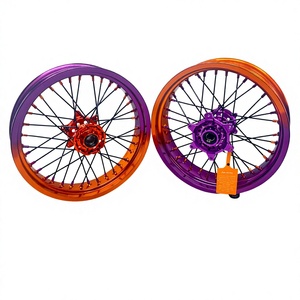 Juego de Ruedas <span class=keywords><strong>Supermotard</strong></span> de Alta Calidad para Motocicleta CR 250R <span class=keywords><strong>450</strong></span>, Llantas Supermoto de 17 Pulgadas para Carreras - Product Image 1