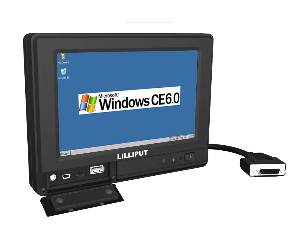 LILLIPUT 7" In-cab Linux 2.6.32 Tablet PC Panel Terminal For Vehicle Tracking Heavy-Duty Truck