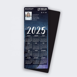 2025 High Quality Custom Print Promotional Business Gift Calander Fridge Realtor Magnet Calendar for Real Estate