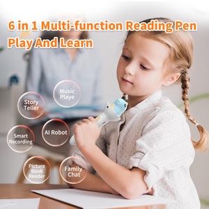 Lápiz Inteligente <span class=keywords><strong>6</strong></span> en 1 con Wifi, Lápiz <span class=keywords><strong>de</strong></span> Lectura y Voz <span class=keywords><strong>para</strong></span> <span class=keywords><strong>Niños</strong></span>, Lector <span class=keywords><strong>de</strong></span> <span class=keywords><strong>Libros</strong></span> Ilustrados, Narrador <span class=keywords><strong>de</strong></span> Cuentos, Lápiz Educativo <span class=keywords><strong>para</strong></span> el Aprendizaje Temprano - Product Image 3