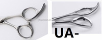 Ciseaux de coiffure professionnels UA-70 pour salon, ciseaux à effiler, en acier inoxydable 440C, pour droitiers, manche moyen, beauté