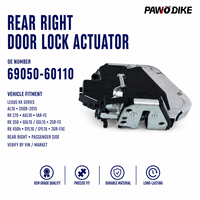 Actionneur de serrure de porte de remplacement pour Toyota Lexus RX300 RX350 arrière droit, référence OE 69050 60110, pièces de service automobile en gros