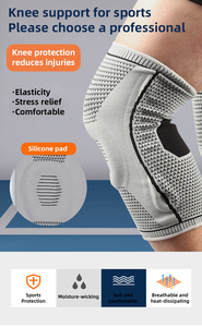 Nóng bán không trượt đầu gối cú đúp hỗ trợ đầu gối niềng răng cho đau đầu gối. Làm giảm acl meniscus nước mắt, viêm khớp, viêm gân đau - Product Image 2