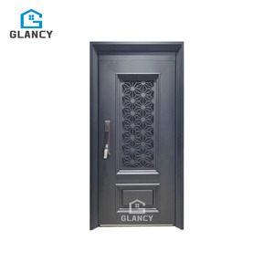 Portas de Entrada Frontais para Casa com Tela de Segurança de Aço Inoxidável Pequena e Média para Exterior (<span class=keywords><strong>Design</strong></span> Minimalista) - Product Image 3