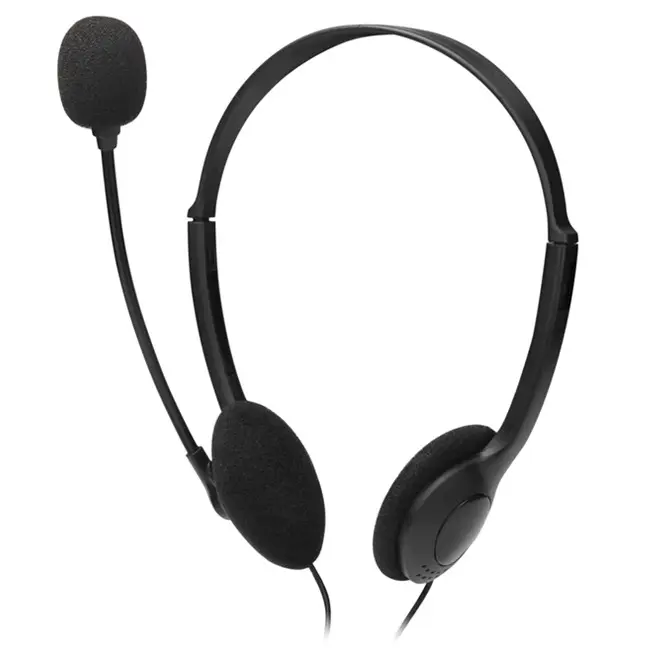 factory price new cheap 3.5 USB Call Center Headset telephone headset with mic