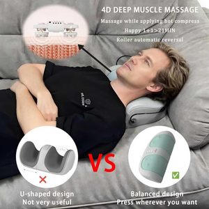 Masajeador Eléctrico de Pies Shiatsu, Masajeador de Pantorrillas, Calentador de Pies con Compresa Caliente, Máquina de Masaje con Rodillos - Product Image 4