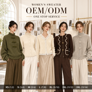 Women Eco-Friendly Fleece Sweater Cardigan Knitwear Long Sleeve Ribbed <strong>Knit</strong> Single Breasted Button Solid Autumn Winter Custom - Product Image 1