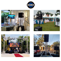 Equipo de Sonido Profesional Amplificadores de Altavoz Audio para Conciertos al Aire Libre Escenario y Altavoces Line Array