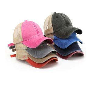 Gorra de camionero de malla suave sin estructura, lavada y teñida, ajustable, talla XXL, para cabeza grande, ideal para correr, regalo promocional - Product Image 1