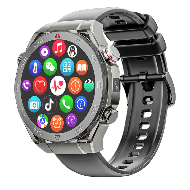 GPS Smartwatch Android 8,1 2 + 16G IP67 Impermeable Pantalla Amoled de 1,43 pulgadas VP600 4G Reloj inteligente con tarjeta Sim