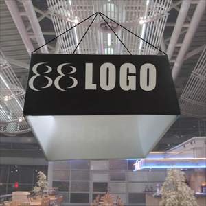 Custom Overhead Hanging Banner Tradeshow Hanging <b>Decoration</b> Banner Hanging Banner Strings - Product Image 1