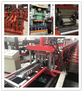 Gerüstbau-Deckrollformmaschine PLC-gesteuert Hydraulischer Abwickler Hochgeschwindigkeits-Motorantrieb - Product Image 3