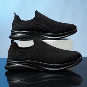 <span class=keywords><strong>Zapatillas</strong></span> de running para <span class=keywords><strong>hombre</strong></span>, tejidas, de caña baja, transpirables, ligeras, de color liso, para ocio y deporte, de otoño, venta directa de fábrica - Product Image 2