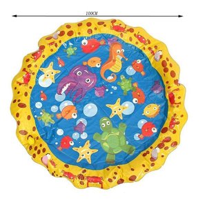 Tapis d'arrosage pour enfants 170 cm, tapis de jeu extérieur avec arroseur pour s'amuser en été dans le jardin ou sur la pelouse - Product Image 4