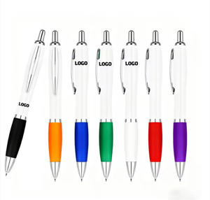 ปากกาลูกลื่นของขวัญส่งเสริมการขาย เครื่องเขียนสำนักงาน ปากกาลูกลื่น พิมพ์โลโก้ตามสั่ง ปากกาพลาสติก - Product Image 1