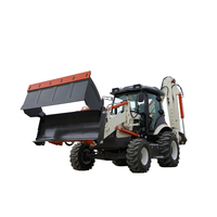 Petite chargeuse sur pneus avant agricole en gros 0.35T 0.4T 1.8T 3T 5T Mini chargeuse compacte Mini chargeuse-pelleteuse