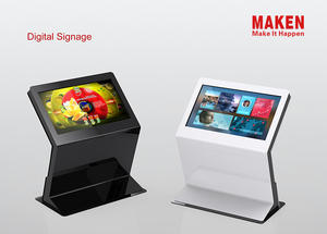 43 pouces LCD affichage Z type floorstanding information publicité <span class=keywords><strong>kiosque</strong></span> pour hôpital/banque/centre commercial - Product Image 6