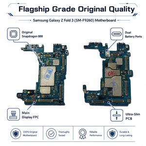 Placa Base Original Galaxy <span class=keywords><strong>Z</strong></span> <span class=keywords><strong>Fold</strong></span> <span class=keywords><strong>3</strong></span>, Versión USA o EURO, Desbloqueada - Sin Reparaciones, Sin Daños por Agua, IMEI Limpio - Product Image 1
