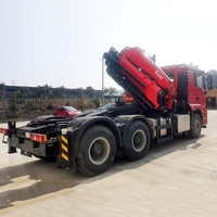 Çin Yeni Shacman Çekici Kamyon Vinçli LHD RHD Kamyon Üzeri Vinç Aparatları 30t Kaldırma Kapasiteli Kamyon Vinç Parçaları