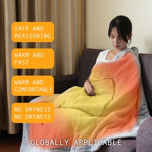 High Quality Quilted Electric <b>Blanket</b> Heated Throw and Pillow Cushions for Home Office Nursing Airplane Camping Use - Product Image 3