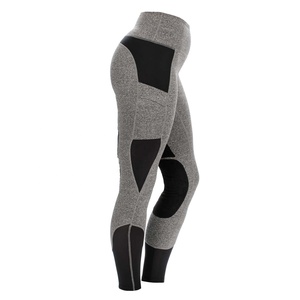 Leggings Deportivos Personalizados para Mujer, de Spandex/Poliéster, Transpirables, Antibacterianos, de Cintura Alta, Conjunto Completo, Pantalones de Montar a Caballo - Product Image 3
