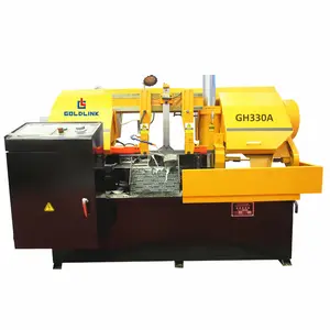 Hot selling high precision and efficiency CNC horizontal full automatic metal steel cutting band saw machine