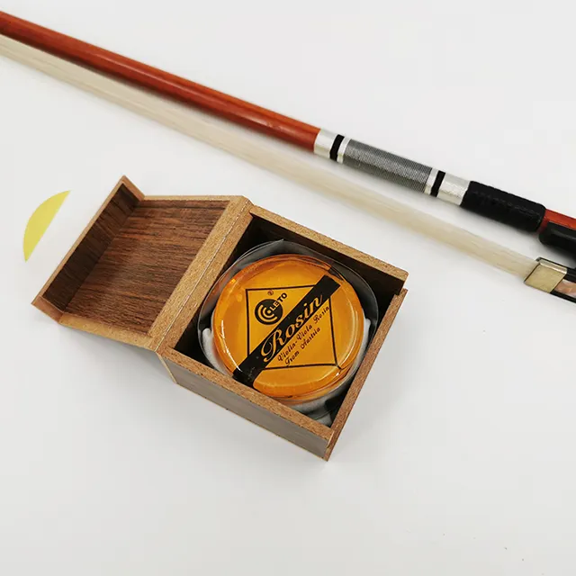 2021 Hot Sale Wood Box Case Packaged Violin Rosin Instrument Strings Rosin