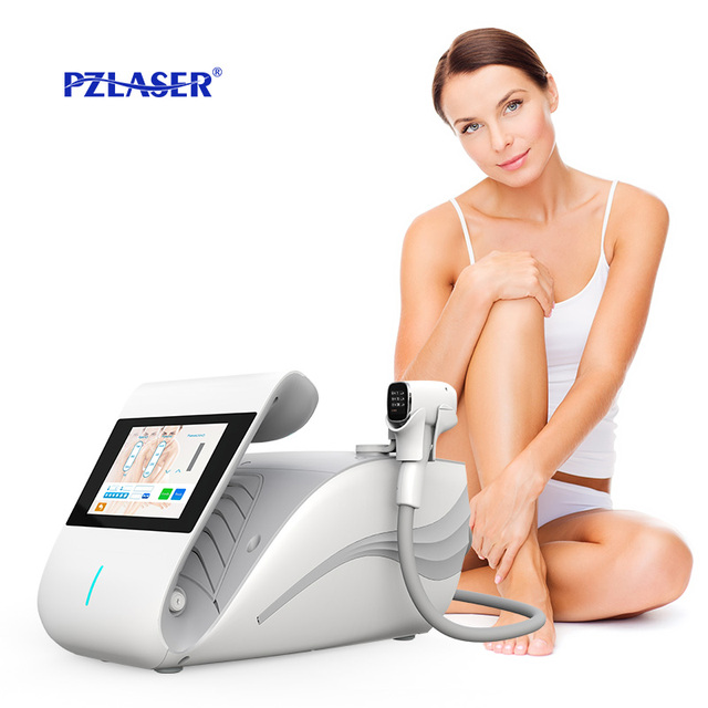 Portable Diode Laser Hair Removal Machine Painless Permanent Treatment for Face and Body Laser Beauty Equipment