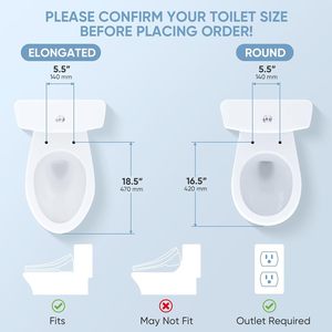 Умное сиденье для унитаза с беспроводным пультом и боковой панелью - Product Image 2