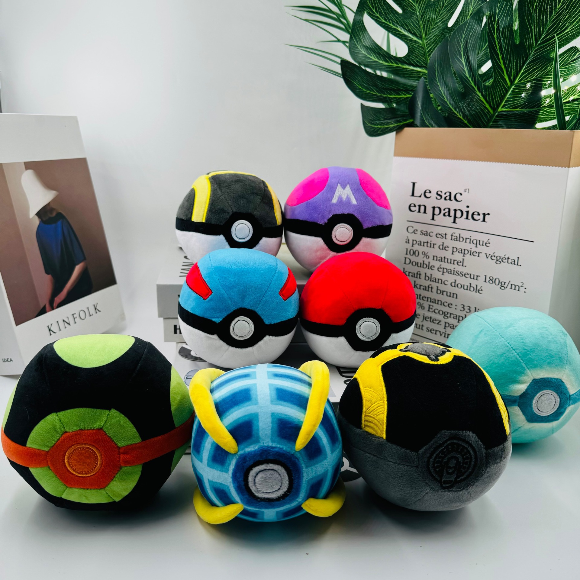 Pokeball Stuffed Toy Plush Soft Pokemon Balls Stuffed Toys For