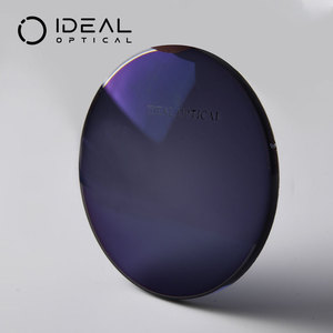 Nhà máy trực tiếp photochromic tầm nhìn duy nhất Ống kính 1.56 <span class=keywords><strong>CR39</strong></span> HMC màu xanh cắt ống kính quang học - Product Image 3