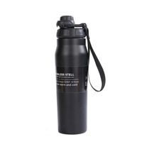 Vente en gros en acier inoxydable 304 de grande capacité tasse isolée espace portable et bouilloire de sport de plein air pour le camping
