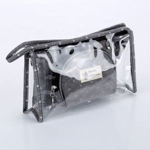 3 in 1 PVC <b>Makeup</b> <b>Bag</b> Travel Organizer Transparent Cosmetic <b>Bag</b> - Product Image 3