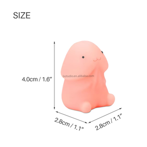 Jouet Mochi Dingding Souple et Compact à Rebond Lent, Anti-stress et Relaxant, pour la Concentration et la Décompression, Idéal pour les Fêtes et les Blagues - Product Image 6