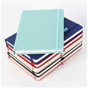 High Quality <b>A5</b> PU Leather Notebook with Embossed Logo Hard Cover Printed Pen Cases for Journal <b>Diary</b> Journal Note Book - Product Image 2