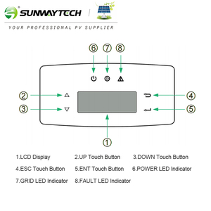 Entrepôt européen Stock Sunway 5kw Ongrid Onduleur solaire monophasé avec App Monitor en vente - Product Image 4